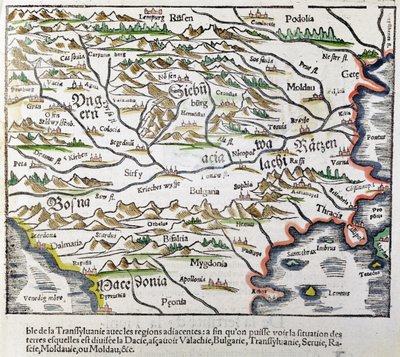 Map of Central Europe, from 